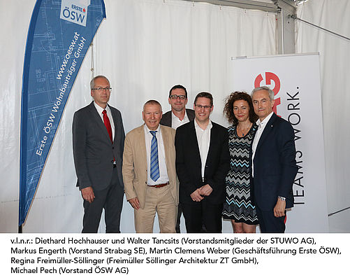 Gleichenfeier Seestadt Aspern J12 - STUWO Studentenwohnheim