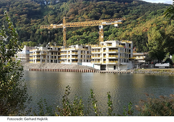 Kuchelauer Hafenstrasse 1190 Wien - Uferansicht vis-a-vis