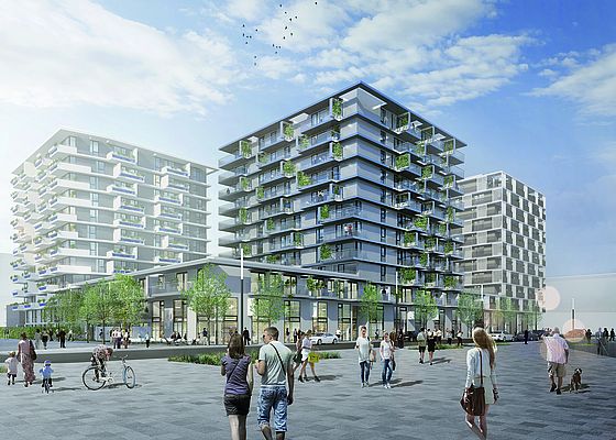 Visualisierung ©SoykaSilberSoyka: Terragon (ÖSW), Paragonstraße (WE), 3rdBerg (6B47)