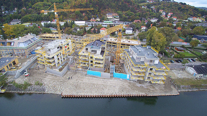 Kuchelauer Hafenstrasse 1190 Wien - Uferansicht
