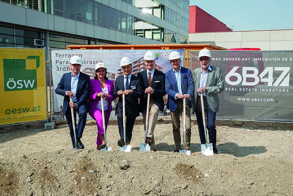 Spatenstich Terragon, Paragonstraße, 3rdBerg: Fotocredit©Jana Madzigon / 6B47